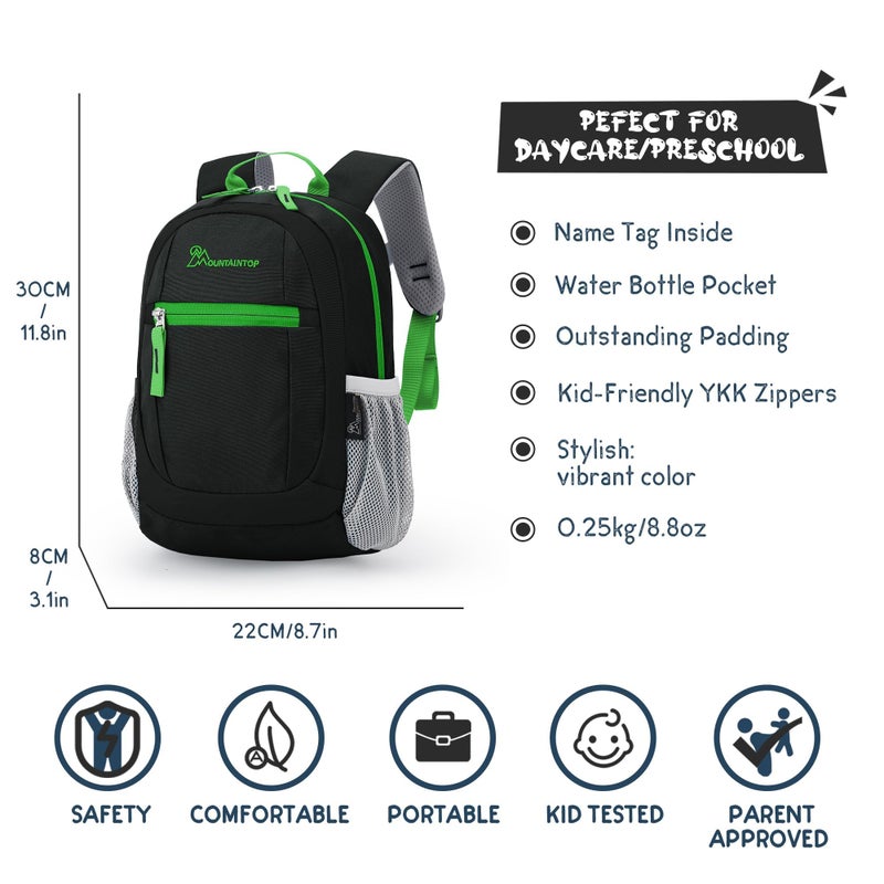 MOUNTAINTOP Kids Toddler Backpack for Boys Girls Preschool Kindergarten Bag - Image 2
